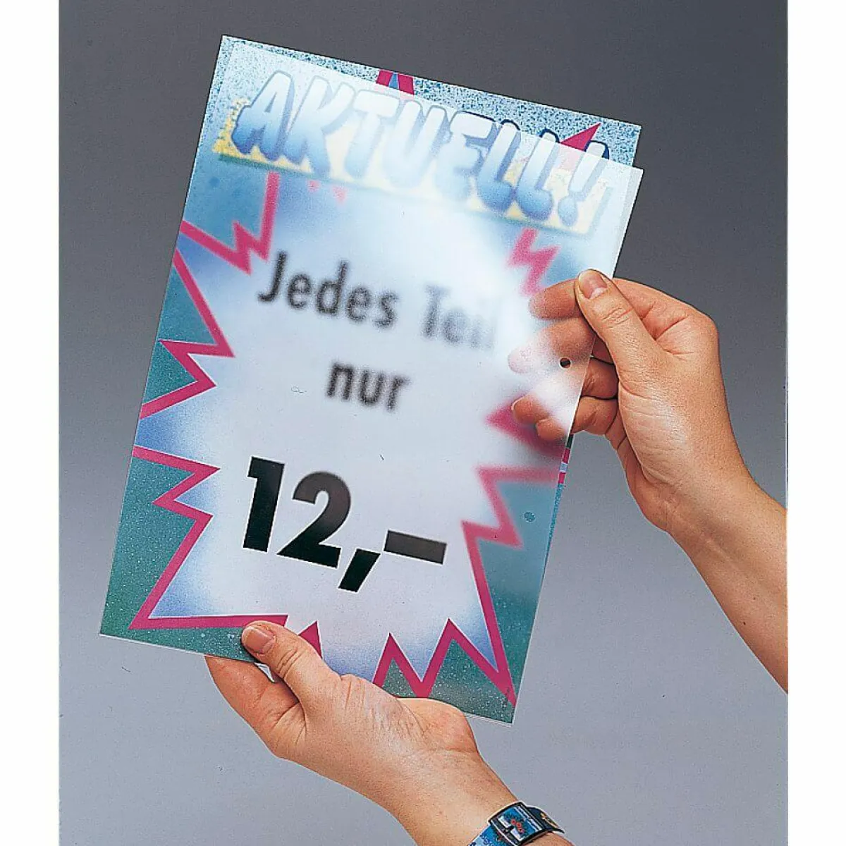 New DecoWoerner Kunststoff-Hülle DIN A4 transparent