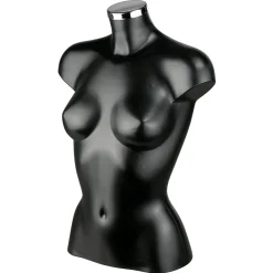 Sale DecoWoerner Kunststoff-Torso Dame 62 Cm, schwarz