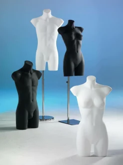 Online DecoWoerner Kunststoff-Torso Dame 81 Cm, weiß