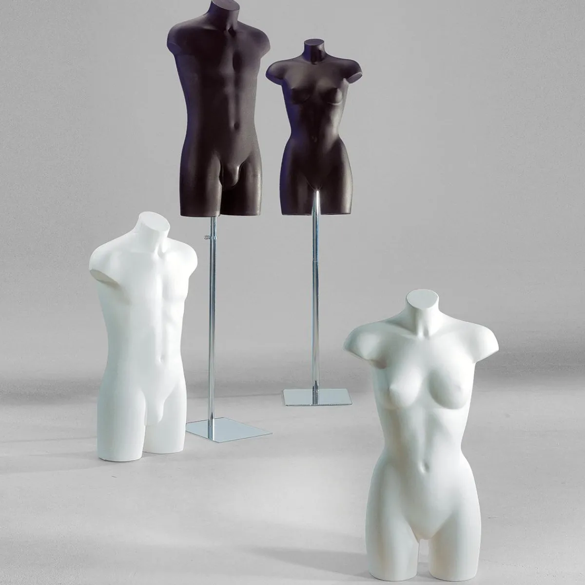 Online DecoWoerner Kunststoff-Torso Dame 81 Cm, weiß