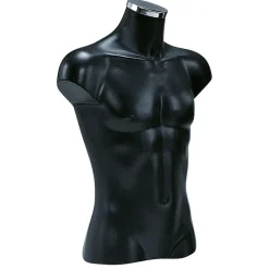 DecoWoerner Kunststoff-Torso Herr 70 Cm schwarz