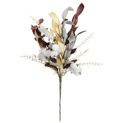 Hot DecoWoerner Kunstzweig "Baumwoll-Blüten-Grasmix" 25 X 58 Cm braun