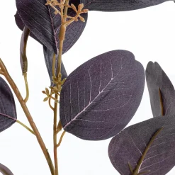 Discount DecoWoerner Kunstzweig Eukalyptus, 70 Cm violett