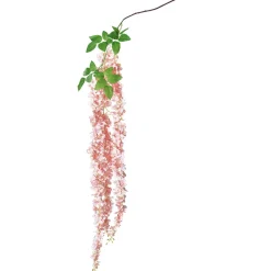 New DecoWoerner Kunstzweig Hortensien , 170 Cm rosa