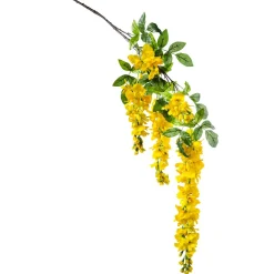 Clearance DecoWoerner Kunstzweig Wisteria Goldregen, 140 Cm, gelb