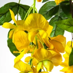 Clearance DecoWoerner Kunstzweig Wisteria Goldregen, 140 Cm, gelb