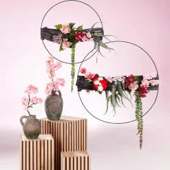 Hot DecoWoerner Kunstzweige Senecio Erbsenpflanze 71 Cm grün