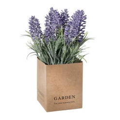 Online DecoWoerner Lavendel-Kunstblume Im Papiertopf 20 Cm violett