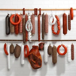 Clearance DecoWoerner Lebensmittel-Attrappen-Wurst-Sortiment XXL Erstausstattung, 36-teilig mehrfarbig