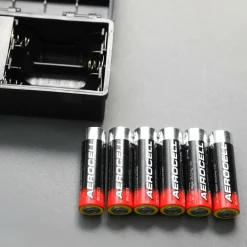 DecoWoerner LED Batterie-Draht-Lichterkette Für Außen, 100 LED, 10 M grün