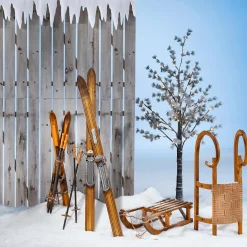 Sale DecoWoerner LED Baum Warmweiß 210 Cm braun