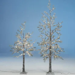 Sale DecoWoerner LED Baum Warmweiß 210 Cm braun