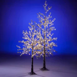 Sale DecoWoerner LED Baum Warmweiß 210 Cm braun