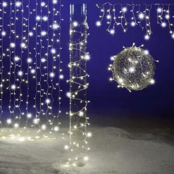 New DecoWoerner LED Blinkende Kupplungslichterkette Für Außen, 10 M weiß