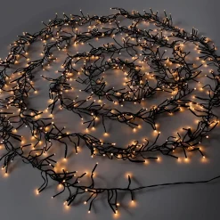 Sale DecoWoerner LED Cluster Lichterkette Mit Timer Für Außen, 600 Cm