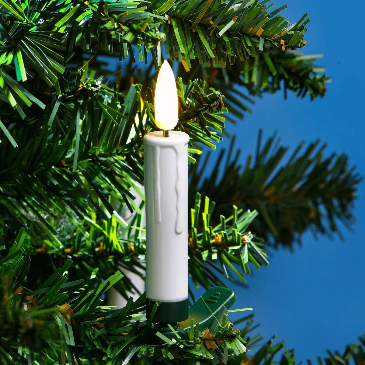 Online DecoWoerner LED Deko Kerzen Creme/warm 10 Cm weiß