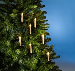 Clearance DecoWoerner LED Deko Kerzen Warm 10 Cm weiß