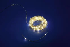 Outlet DecoWoerner LED Draht Lichterkette Für Außen, 10 M, silber