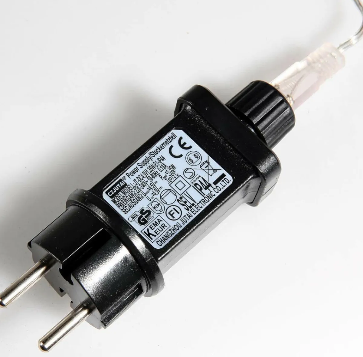 Outlet DecoWoerner LED Draht Lichterkette Für Außen, 10 M, silber