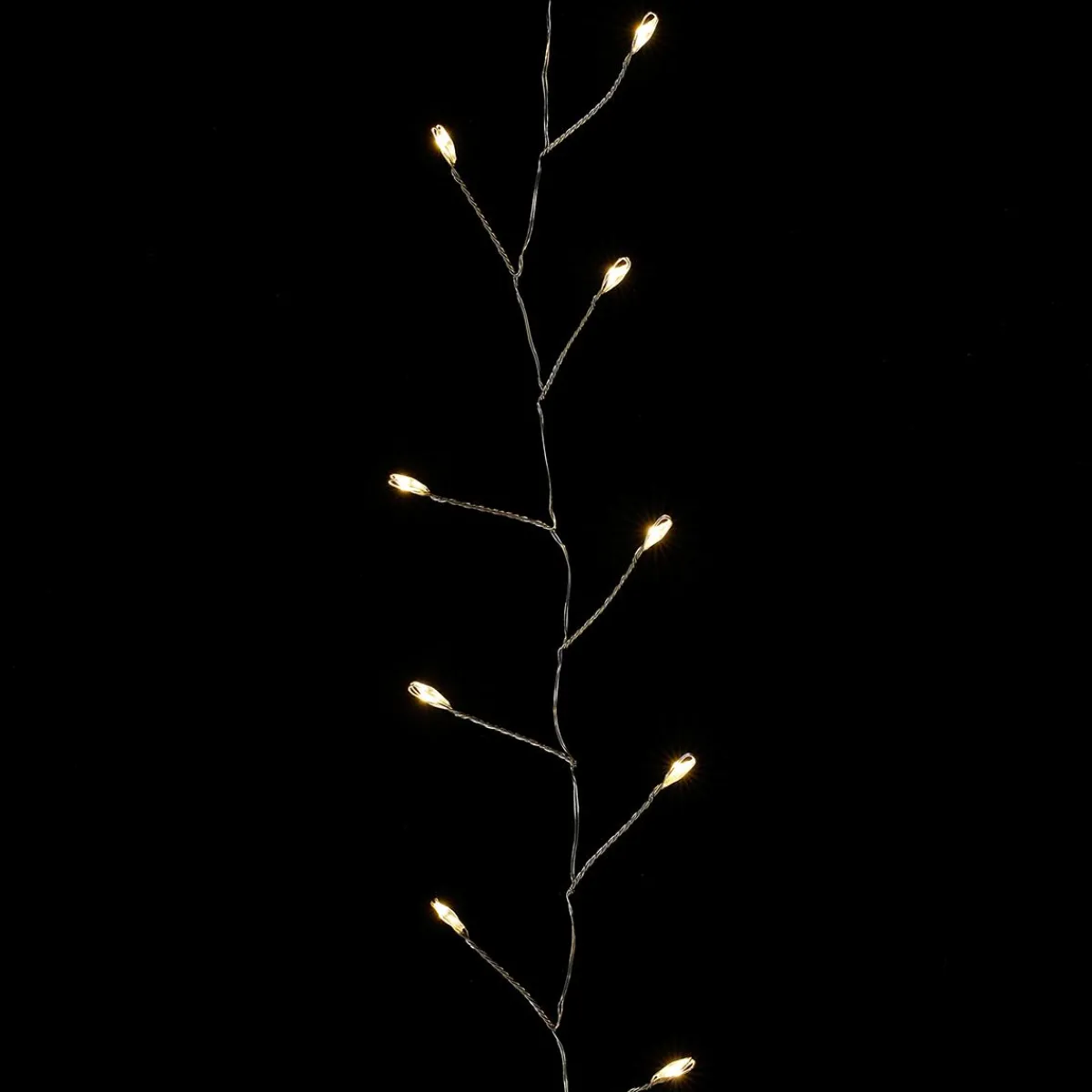 Sale DecoWoerner LED Draht-Icicle Light "Feuerwerk", 385 Cm silber