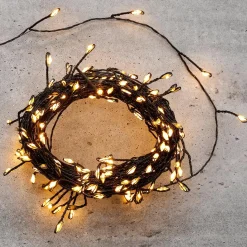 Hot DecoWoerner LED Draht-Lichterkette Twinkle Für Außen, 10 M, schwarz
