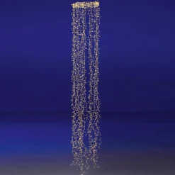 Hot DecoWoerner LED Draht-Lichtring "Feuerwerk", 60 Cm silber