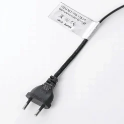 DecoWoerner LED Globus-Leuchter 60cmØ Matt, E27 LED Birne, 230V schwarz