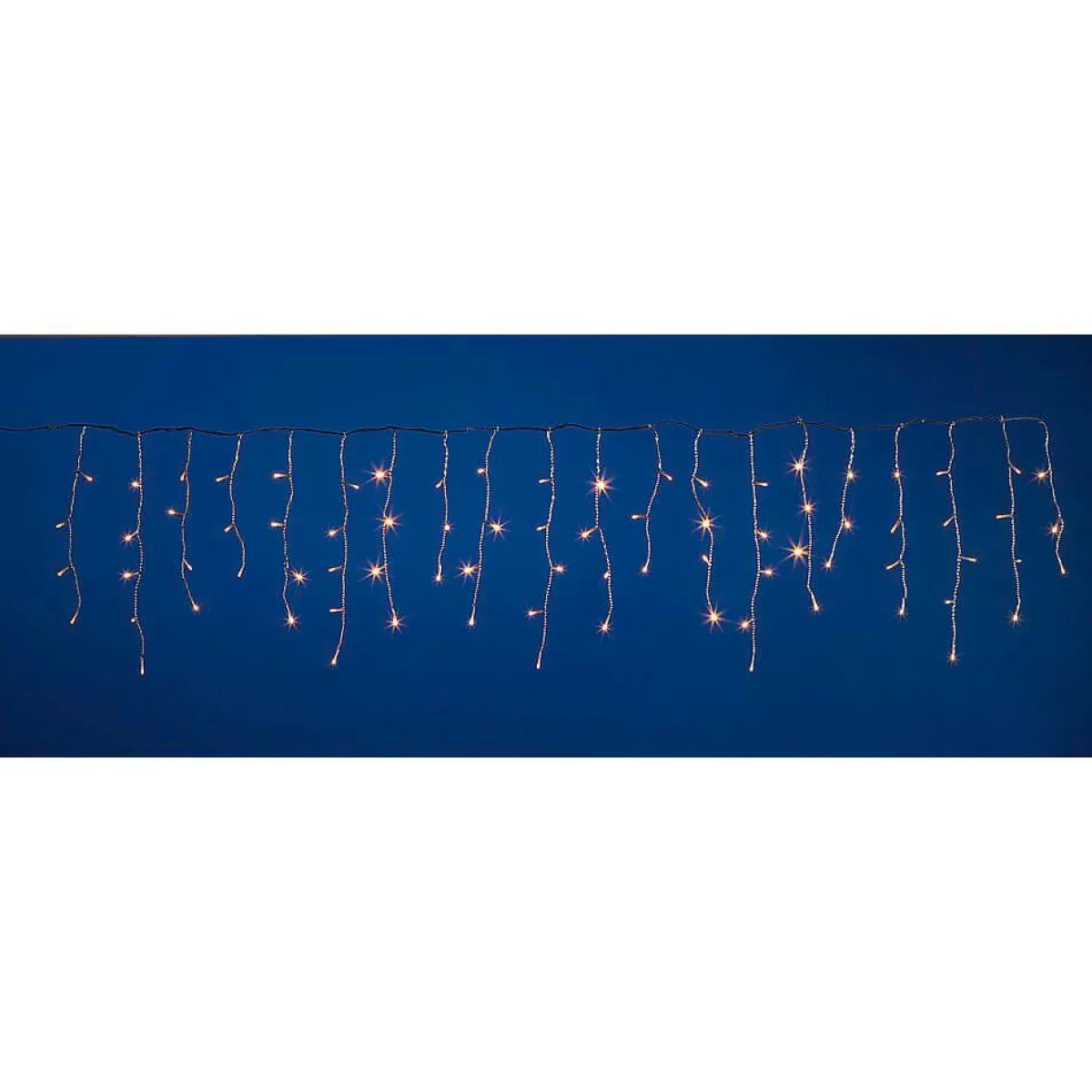 Outlet DecoWoerner LED Icicle-Light Für Außen, 370 Cm transparent
