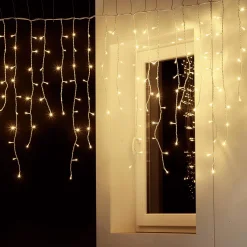 Best DecoWoerner LED Icicle-Light System IP20 300 X 100 Cm Ohne Zuleitung weiß