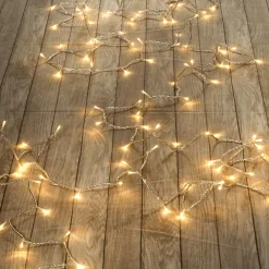 Hot DecoWoerner LED Kupplungslichterkette Für Innen, 10 M Ohne Zuleitung transparent
