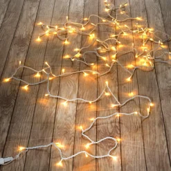 Clearance DecoWoerner LED Kupplungslichterkette Für Innen, 10 M Ohne Zuleitung weiß