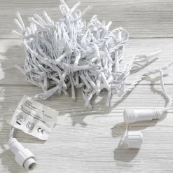 Clearance DecoWoerner LED Kupplungslichterkette Für Innen, 10 M Ohne Zuleitung weiß