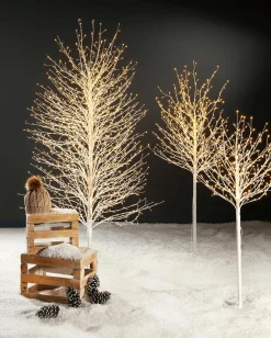 Discount DecoWoerner LED Lichterbaum, 120 Cm weiß