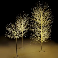 Discount DecoWoerner LED Lichterbaum, 120 Cm weiß