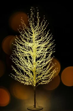 New DecoWoerner LED Lichterbaum, 180 Cm weiß