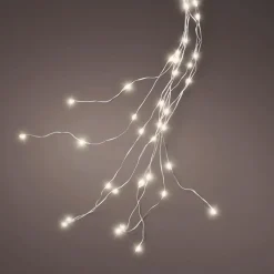 Sale DecoWoerner LED Lichterbündel 190 Cm silber