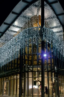 Online DecoWoerner LED Lichtervorhang Für Außen, 900 Cm schwarz