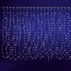 Sale DecoWoerner LED Lichtervorhang Für Außen, 400 LED, 200 Cm weiß