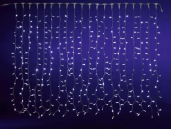 Sale DecoWoerner LED Lichtervorhang Für Außen, 400 LED, 200 Cm weiß
