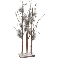 Hot DecoWoerner LED Lichterzweige Kiefer, 90 Cm braun