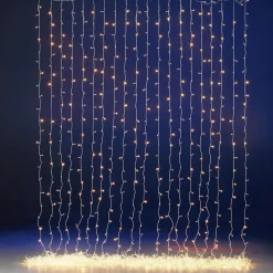 New DecoWoerner LED Lichtvorhang 24V Für Außen, 1160 LED, 700 X 200 Cm