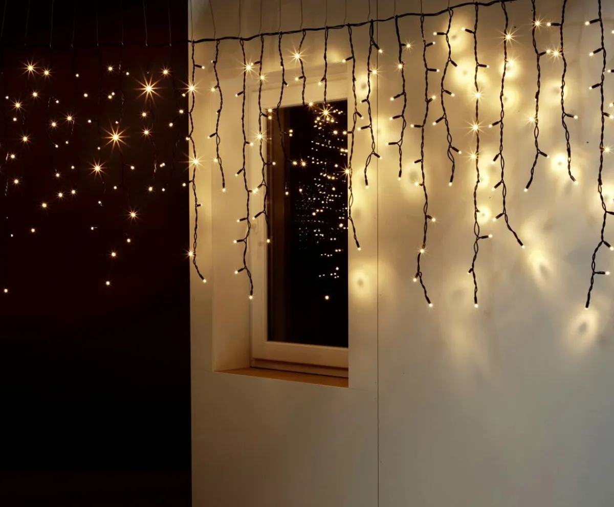 Clearance DecoWoerner LED Profi Icicle-Light System IP67, 300 Cm Ohne Zuleitung weiß