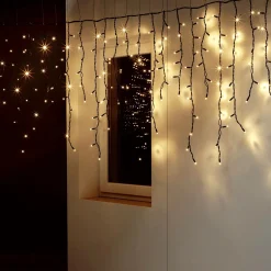 Hot DecoWoerner LED Profi Icicle-Light System IP67, 300 Cm Ohne Zuleitung schwarz