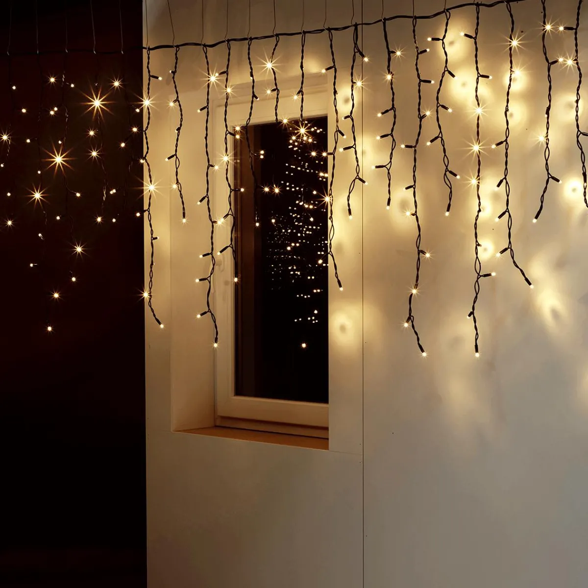 Hot DecoWoerner LED Profi Icicle-Light System IP67, 300 Cm Ohne Zuleitung schwarz