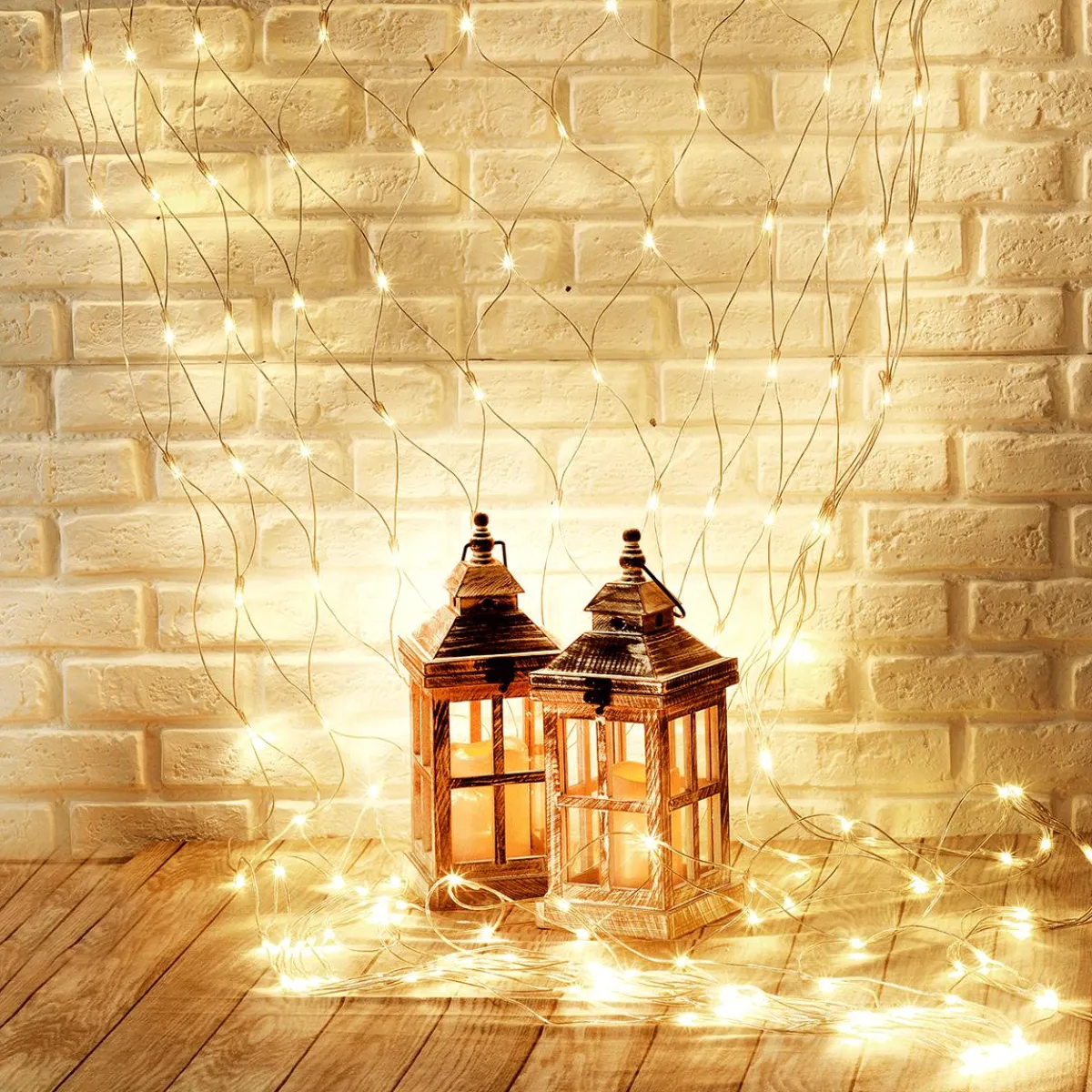 Hot DecoWoerner LED Profi Lichternetz System IP20, 250 Cm Ohne Zuleitung, Klar
