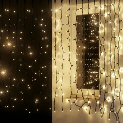 Clearance DecoWoerner LED Profi Lichtvorhang System IP67 150 Cm schwarz