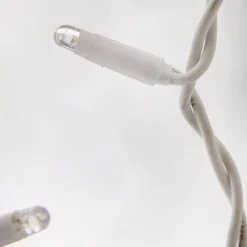 DecoWoerner LED Profi Lichtvorhang System IP67, 300 Cm Ohne Zuleitung, weiß