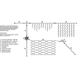 DecoWoerner LED Profi Lichtvorhang System IP20, 700 Cm Ohne Zuleitung