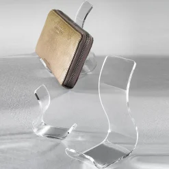Sale DecoWoerner Lederwaren-Präsenter 7 Cm Hoch transparent