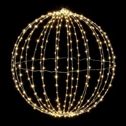 Clearance DecoWoerner LED-Leuchtkugel Für Außen, 50 Cm Ø silber
